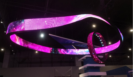 inner arc LED display design