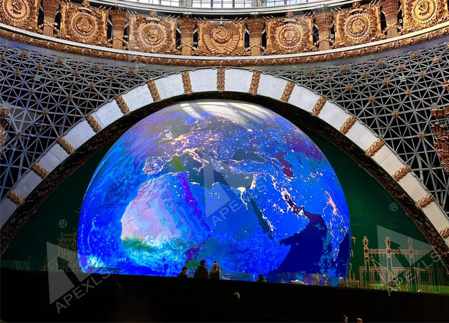 Spherical LED display common model, size, installation and application