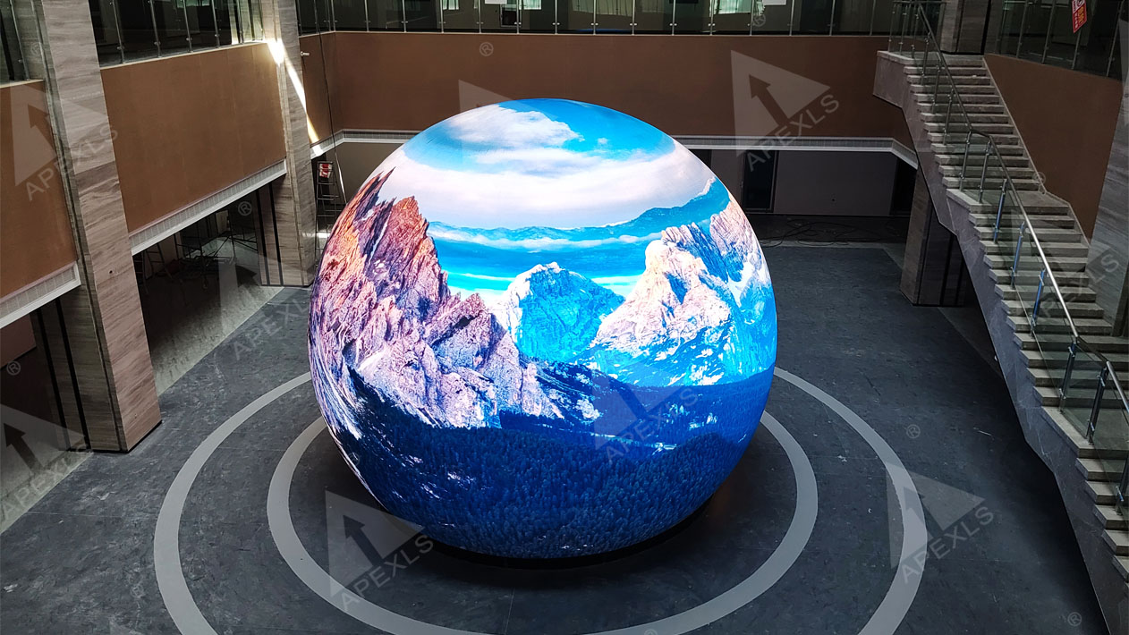 The LED spherical screen of Linyi Junan County Science and Technology Museum
