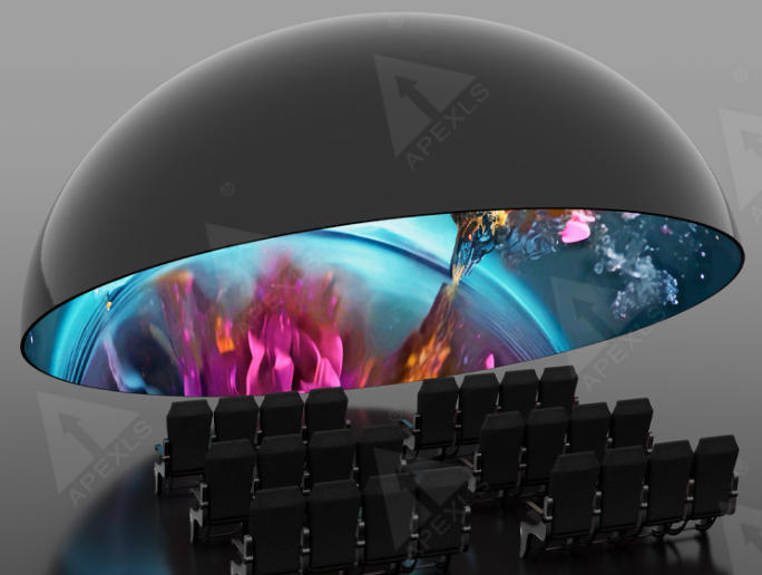 Apexls Exhibition Tilted Dome Cinema