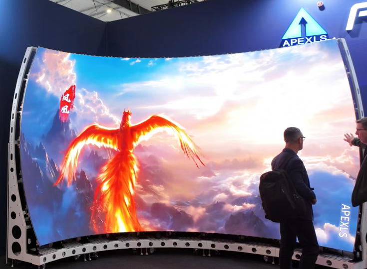 ISE 2026 Apexls P1.45 LED Dome Display 