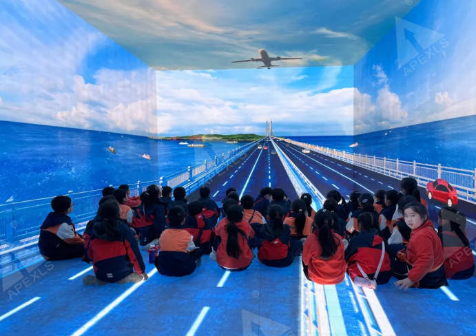 Cicheng County Government Office Exhibition Hall – Apexls's Immersive Five-Sided LED Display