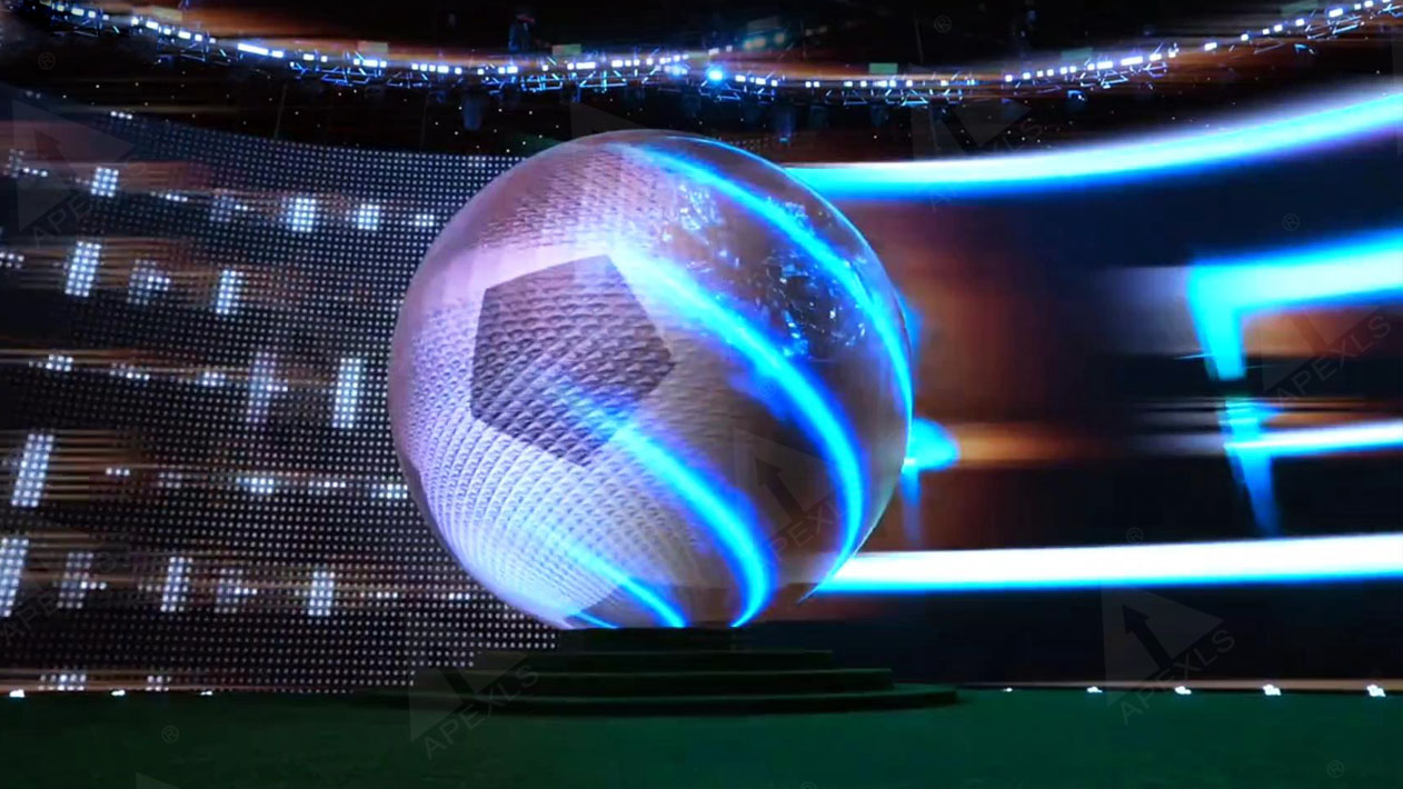 2026 World Cup led sphere display