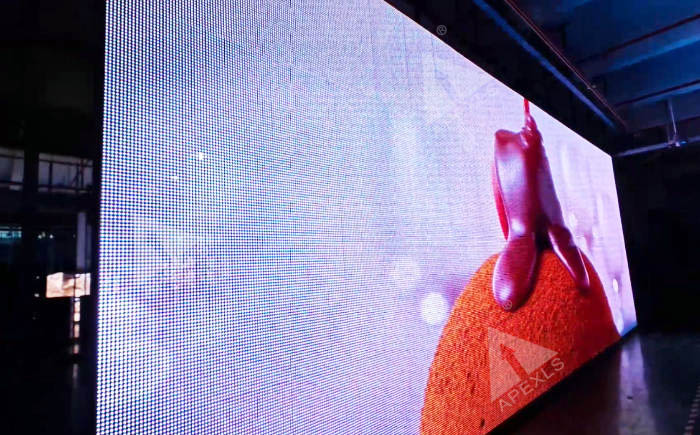 P16-16 Outdoor mesh curtain LED screen for Workshop Lighting Facade Enhancement