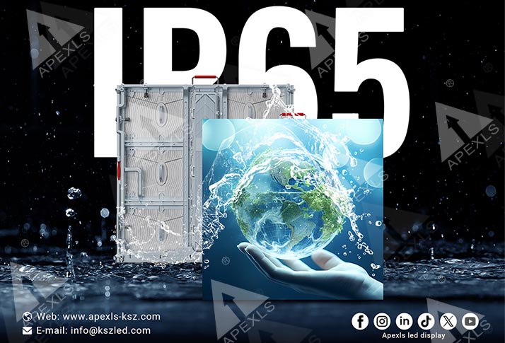 Apexls KAH Series LED display with IP65 waterproof